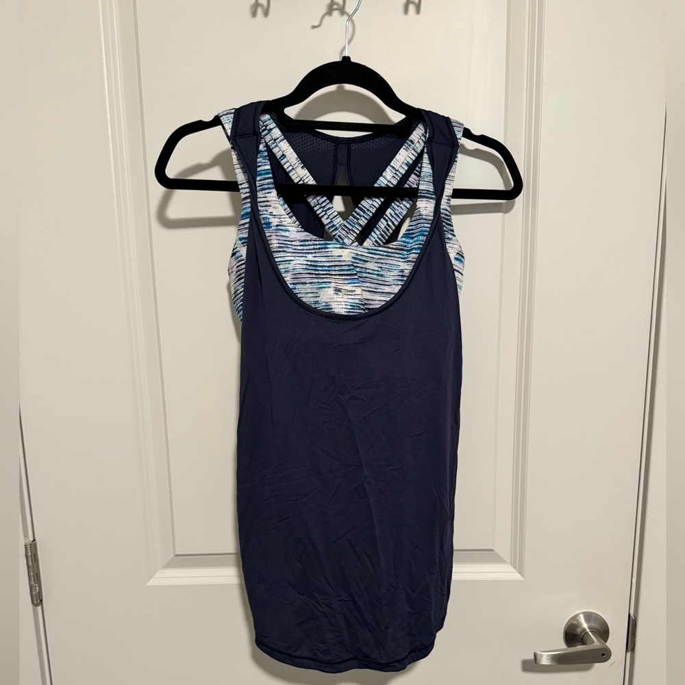 Size 10 Lululemon Workout Tank Top With Built-In Bra